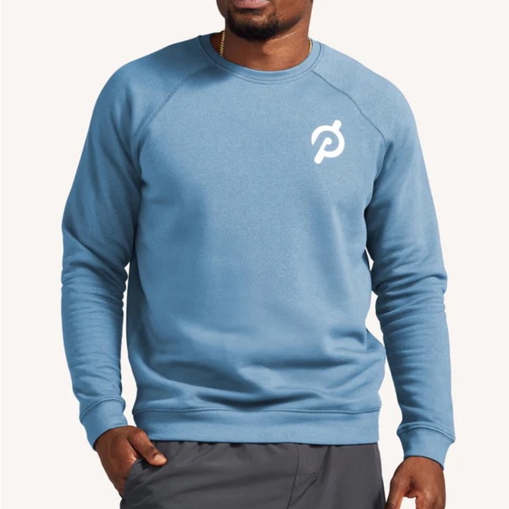Peloton Heritage Crewneck Sweatshirt (unisex, men's size large)